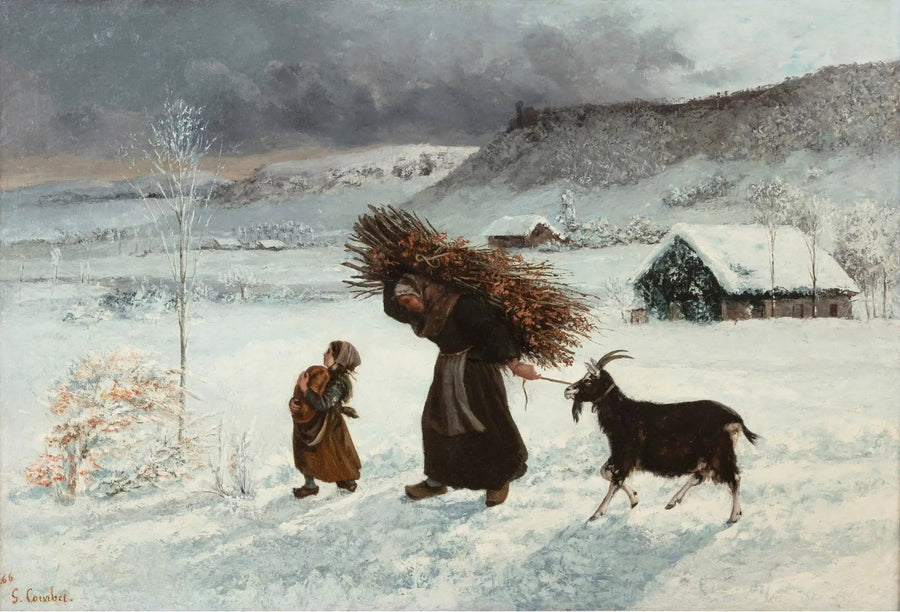 De vrouw met geit of La Fagotière - Gustave Courbet