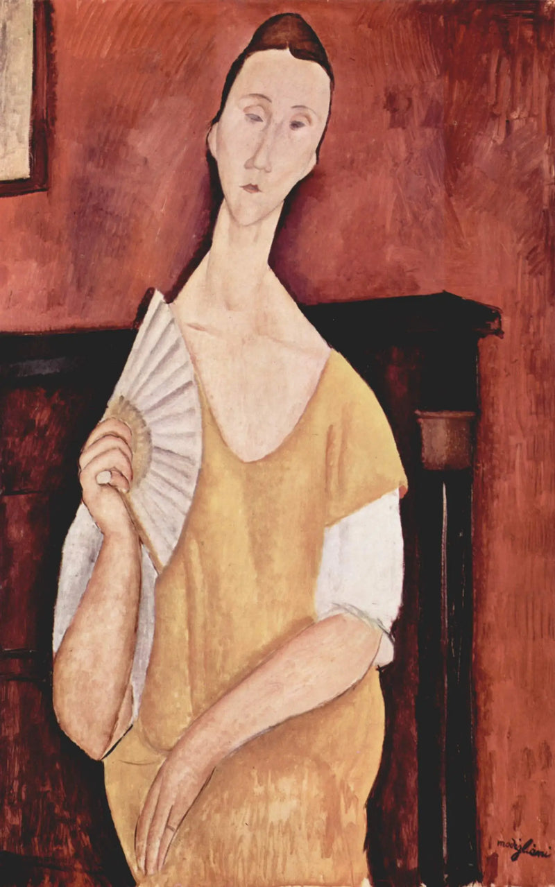 De Vrouw met de Waaier - Amedeo Modigliani