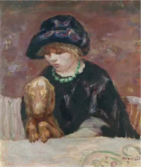 De vrouw met de basset - Pierre Bonnard