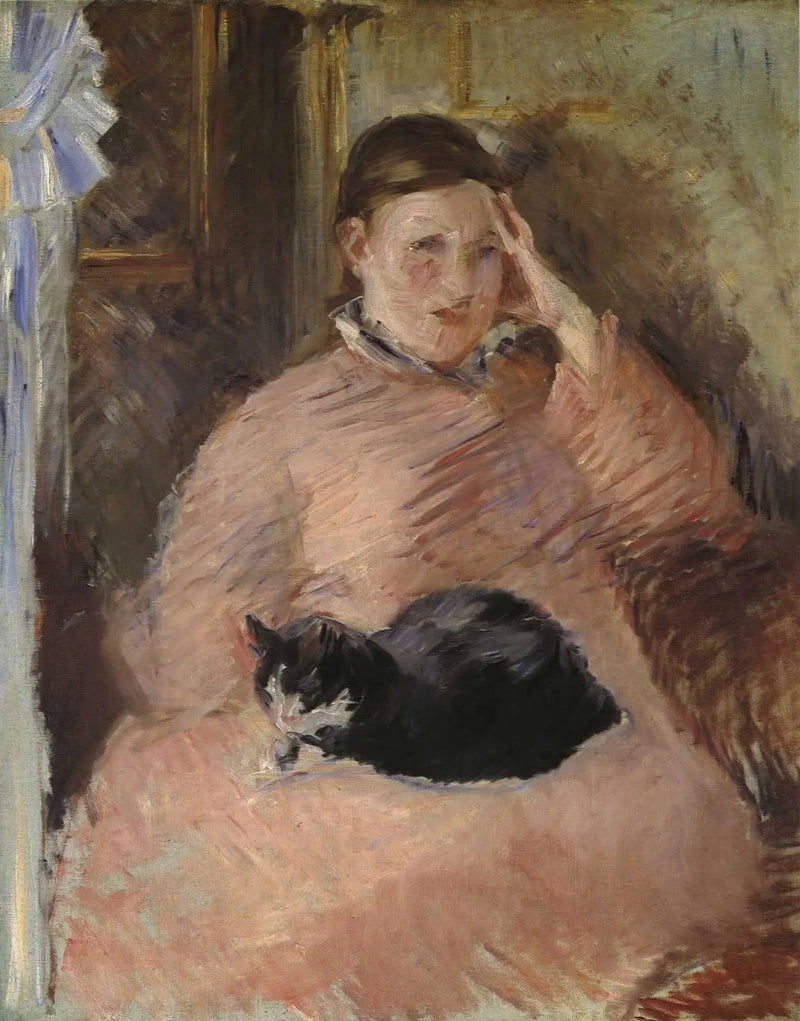 De Vrouw met de Kat - Édouard Manet