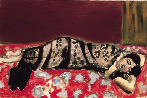 De Vrouw op de Divan - Henri Matisse