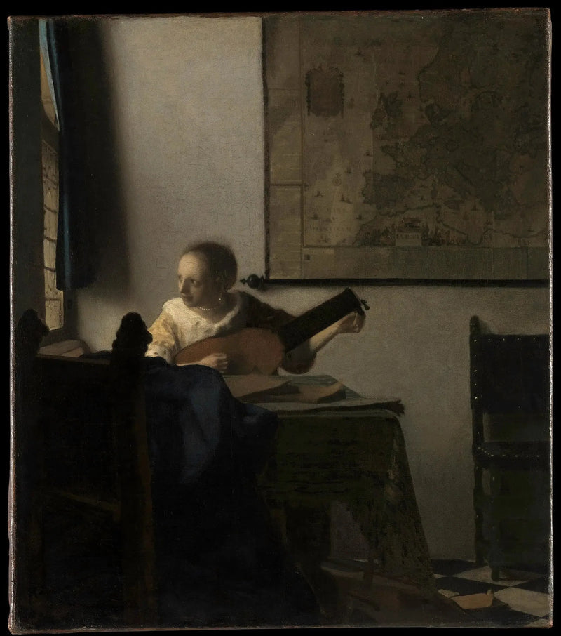 De Vrouw met de Luit - Johannes Vermeer