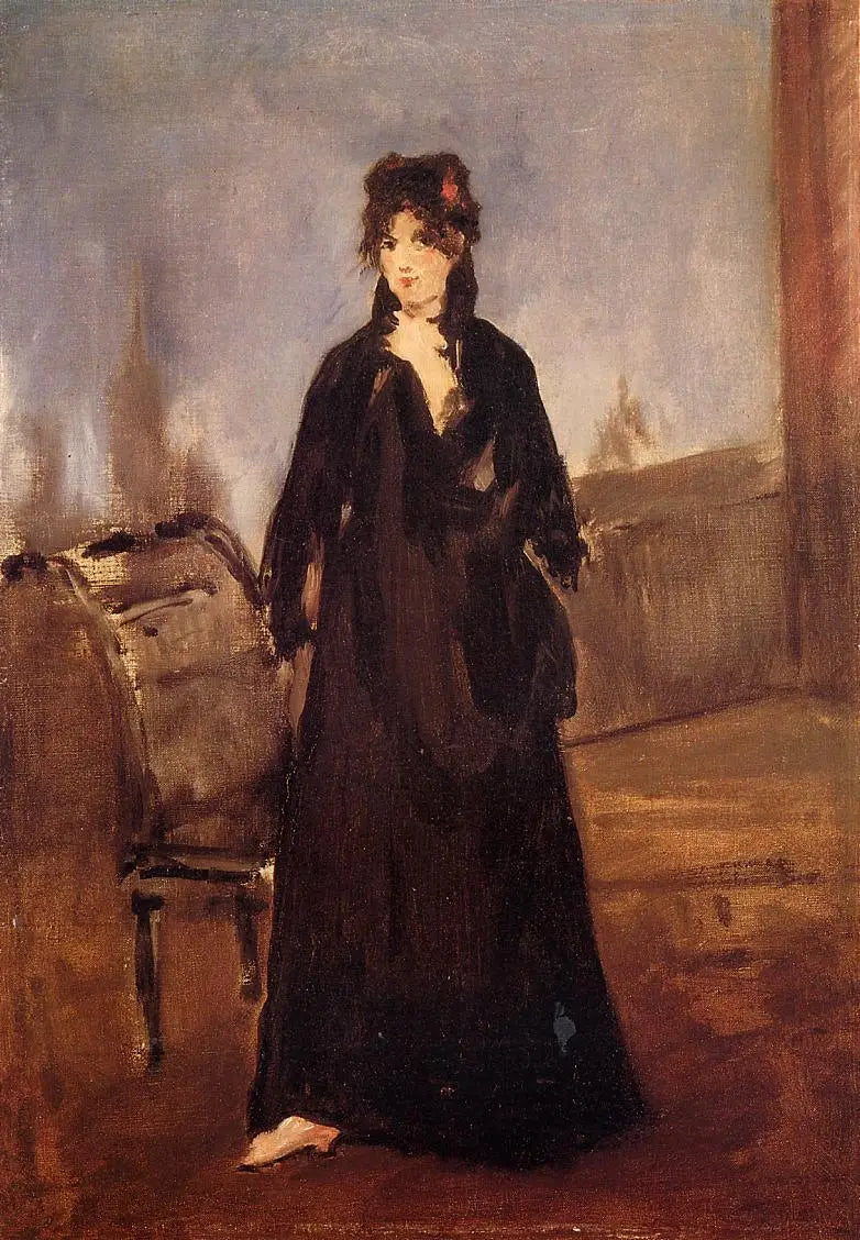 De Vrouw met de Roze Schoen (Berthe Morisot) - Édouard Manet