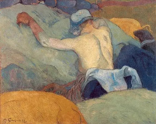 De Vrouw met de Varkens, in volle hitte - Paul Gauguin