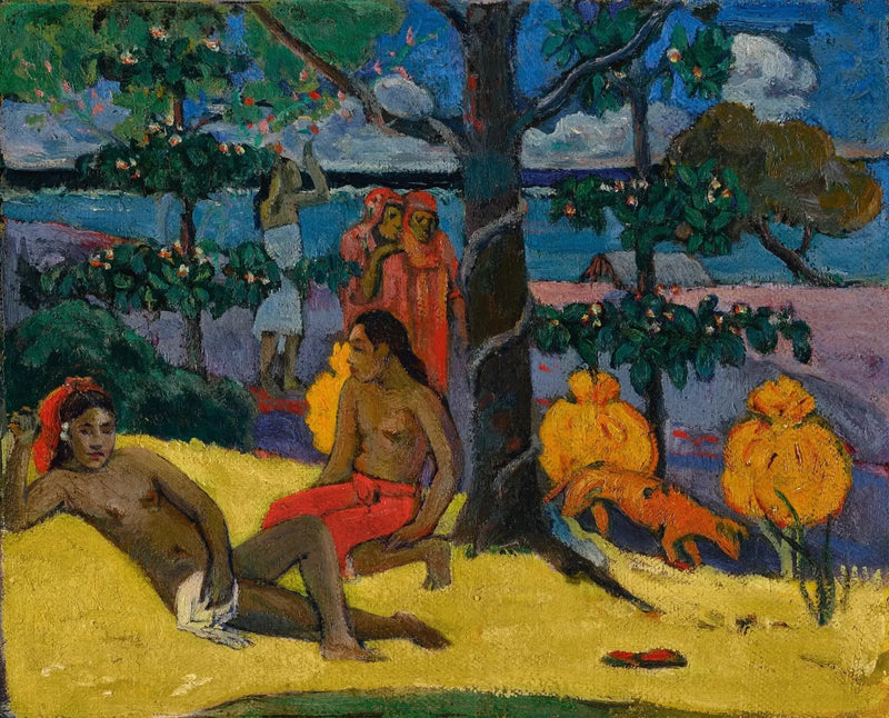 De Vrouw met Mango's II - Paul Gauguin