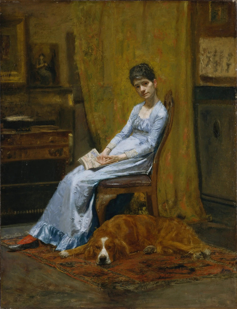 De vrouw van de kunstenaar en haar setter - Thomas Eakins

Source:
La Femme de l'artiste et son setter - Thomas Eakins