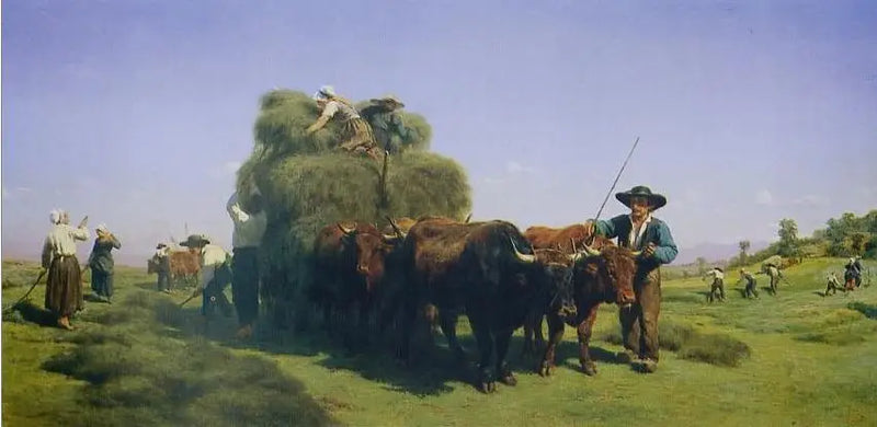 Het hooien in Auvergne - Rosa Bonheur