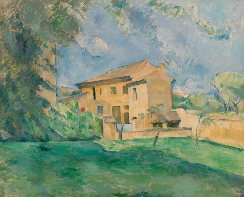 De Boerderij bij Jas de Bouffan - Paul Cézanne