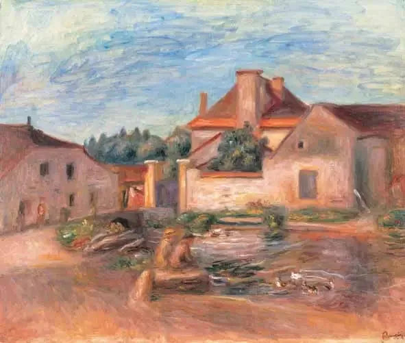 De Boerderij van Essoyes - Pierre-Auguste Renoir