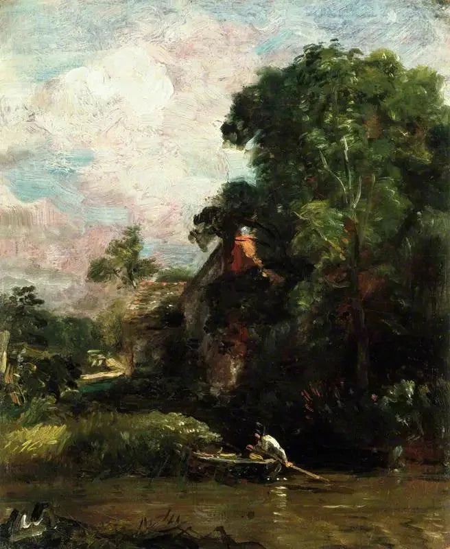La Ferme de la Vallée (schets) - John Constable