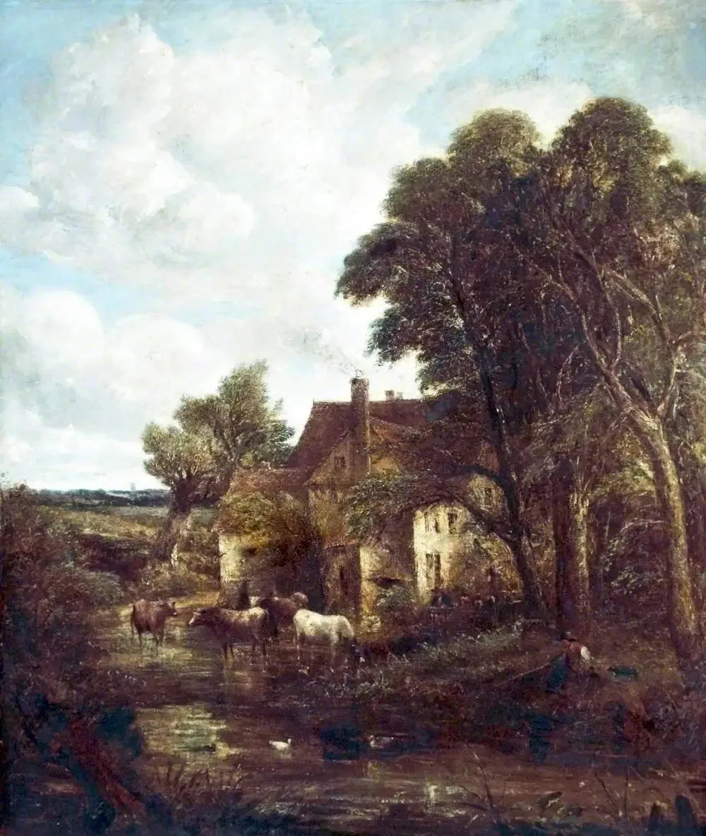 La Ferme de la Vallée - John Constable image 1 copie de tableau peinte à la main