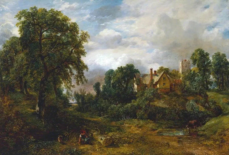De Boerderij Glebe - John Constable