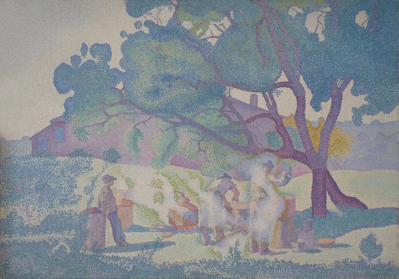 De Boerderij, ochtend - Henri-Edmond Cross