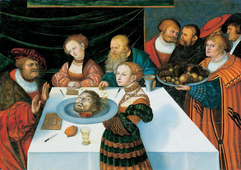 Het feest van Herodes - Lucas Cranach de Oudere