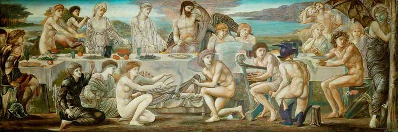 Het feest van Pelée - Edward Burne-Jones