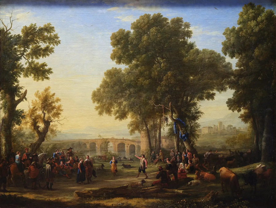 Het dorpsfeest - Claude Lorrain