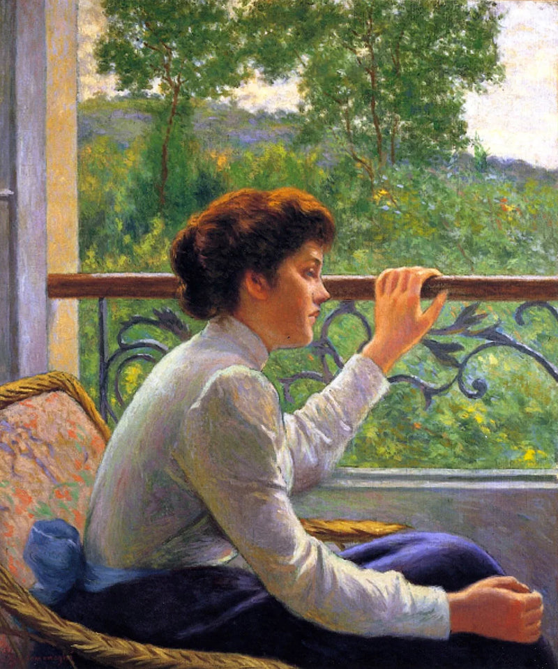 Het meisje bij het raam - Federico Zandomeneghi