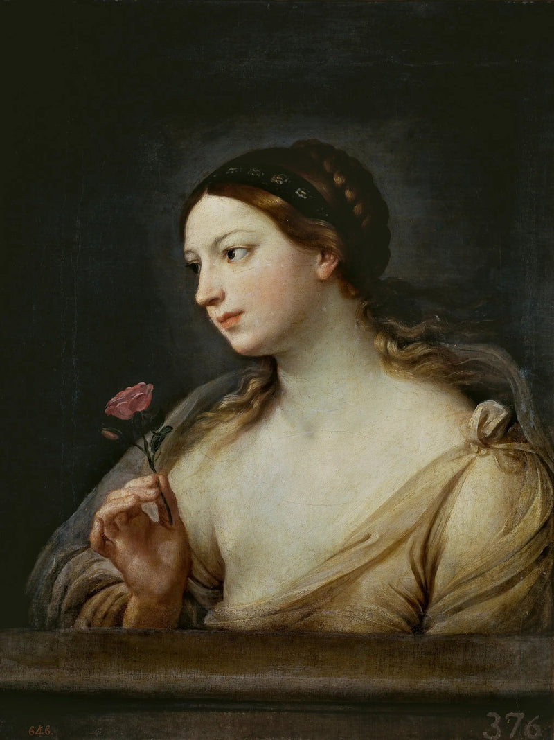 Het meisje met de roos - Guido Reni