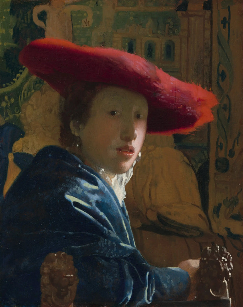 Het Meisje met de Rode Hoed - Johannes Vermeer