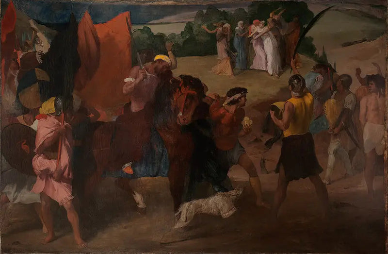 De dochter van Jefta - Edgar Degas