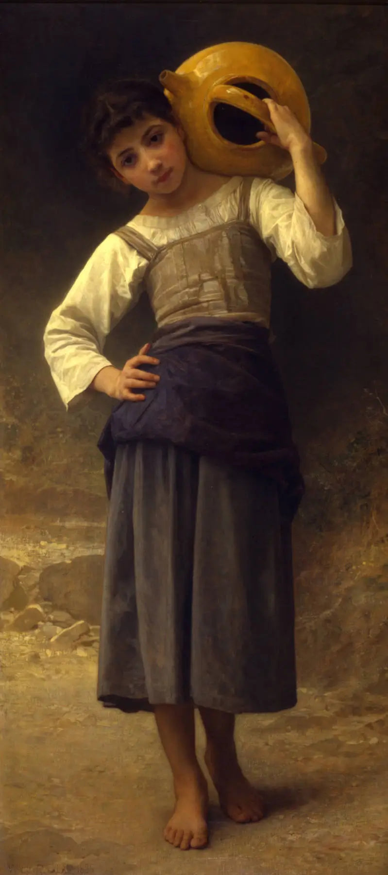 La fille de l'eau - Bouguereau image 1 tableau peint à l’huile sur toile