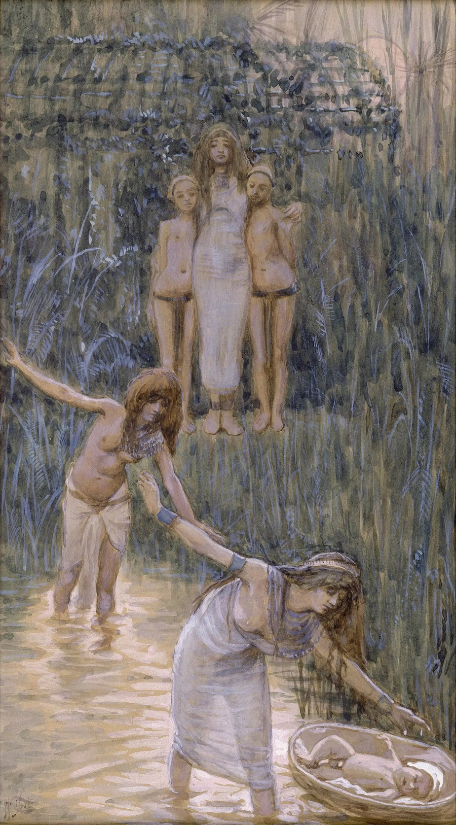 De dochter van Farao brengt Mozes naar buiten - James Tissot

Source:
La fille de Pharaon fait venir Moïse - James Tissot