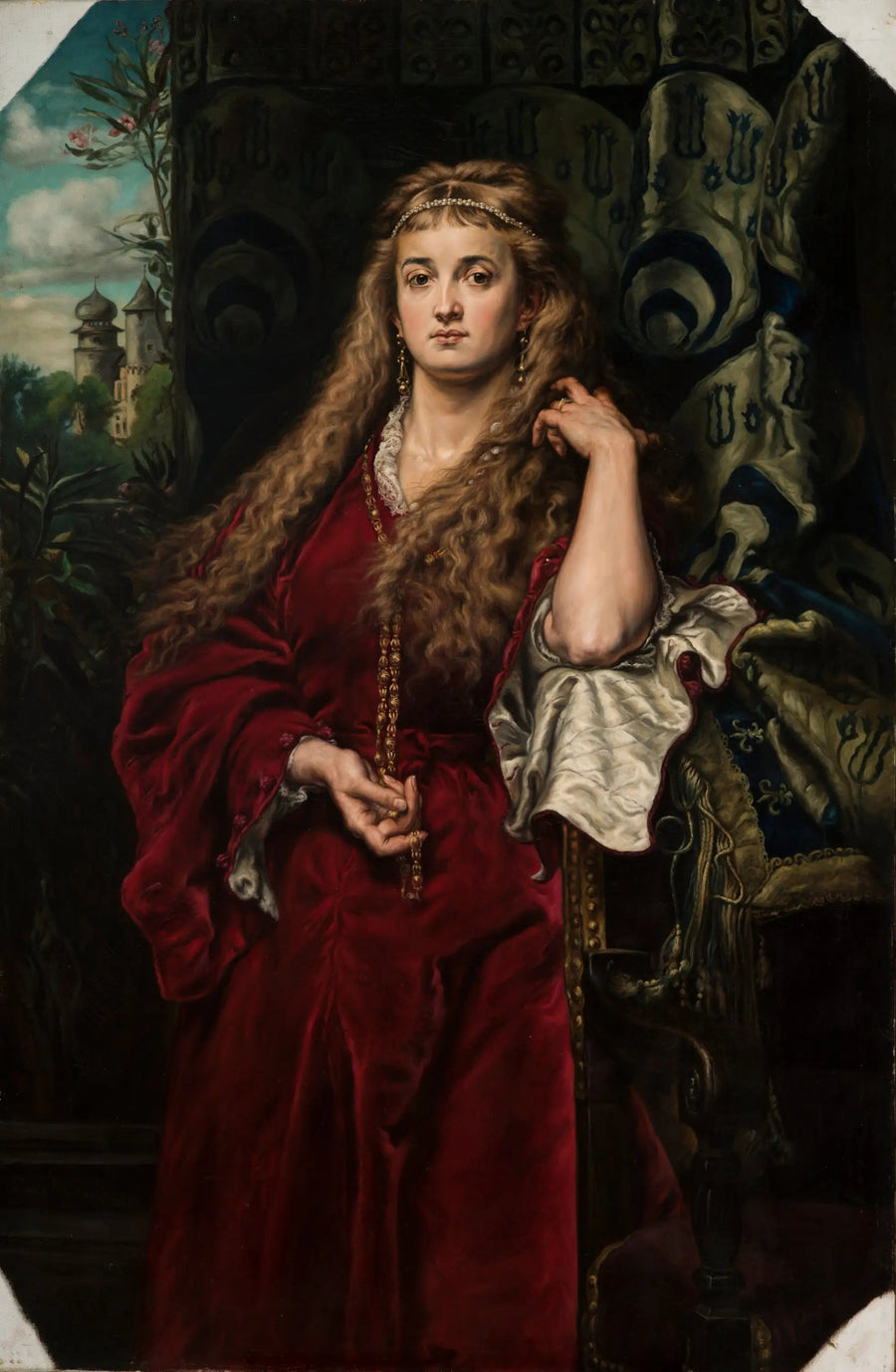 De dochter van de heer van het kasteel - Jan Matejko

Source:
La fille du châtelain - Jan Matejko