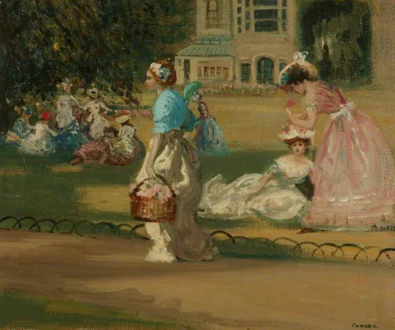 Het meisje van de tuinman - Charles Conder