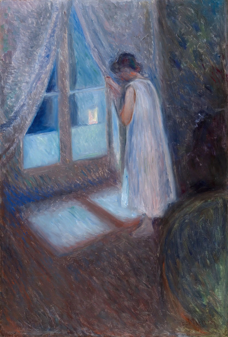 Het Meisje bij het Raam - Edvard Munch