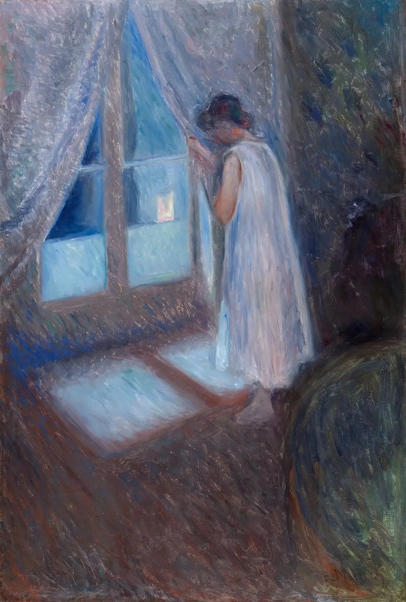 Het Meisje bij het Raam - Edvard Munch