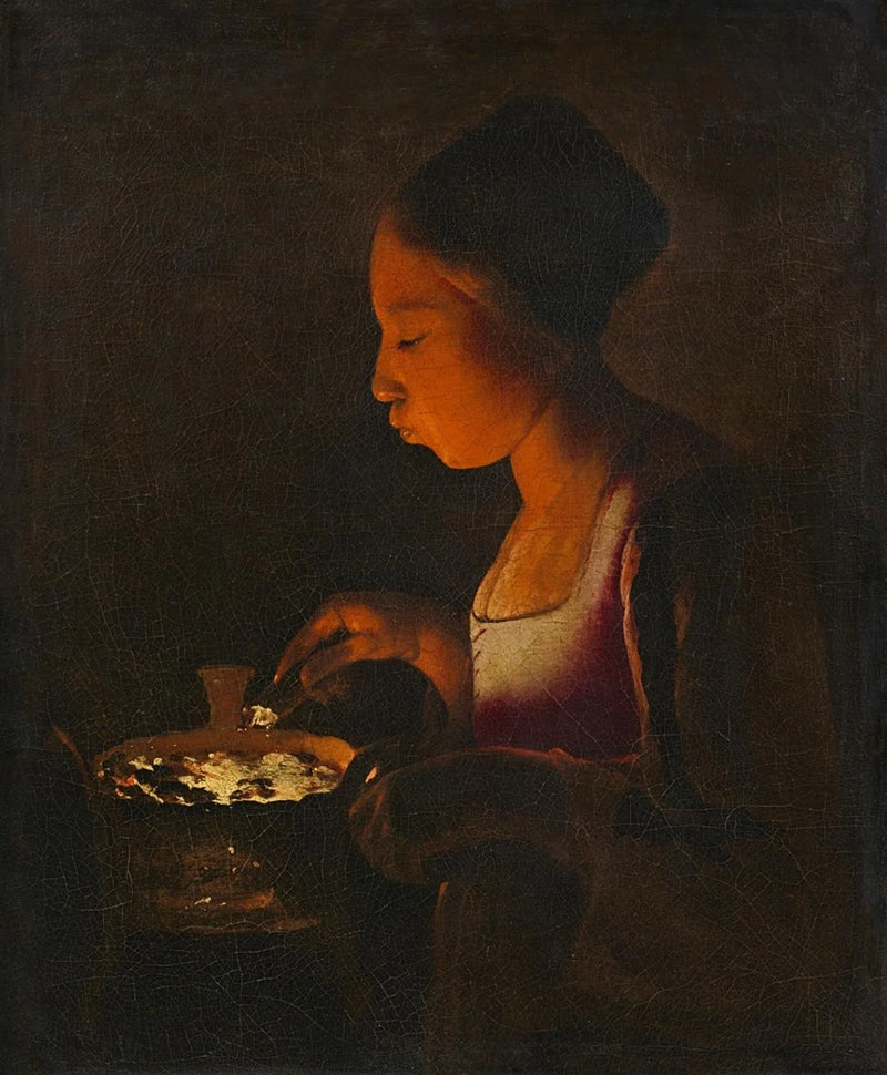 Het meisje met de braadpan - Georges de La Tour