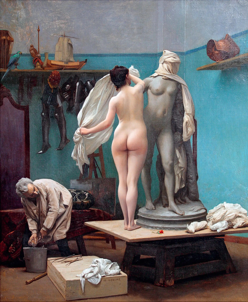 La Fin de séance - Jean-Léon Gérôme image 1 copie de tableau peinte à la main