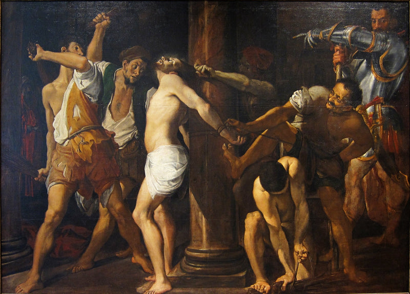 De Flagellatie van Christus - Ludovico Carracci