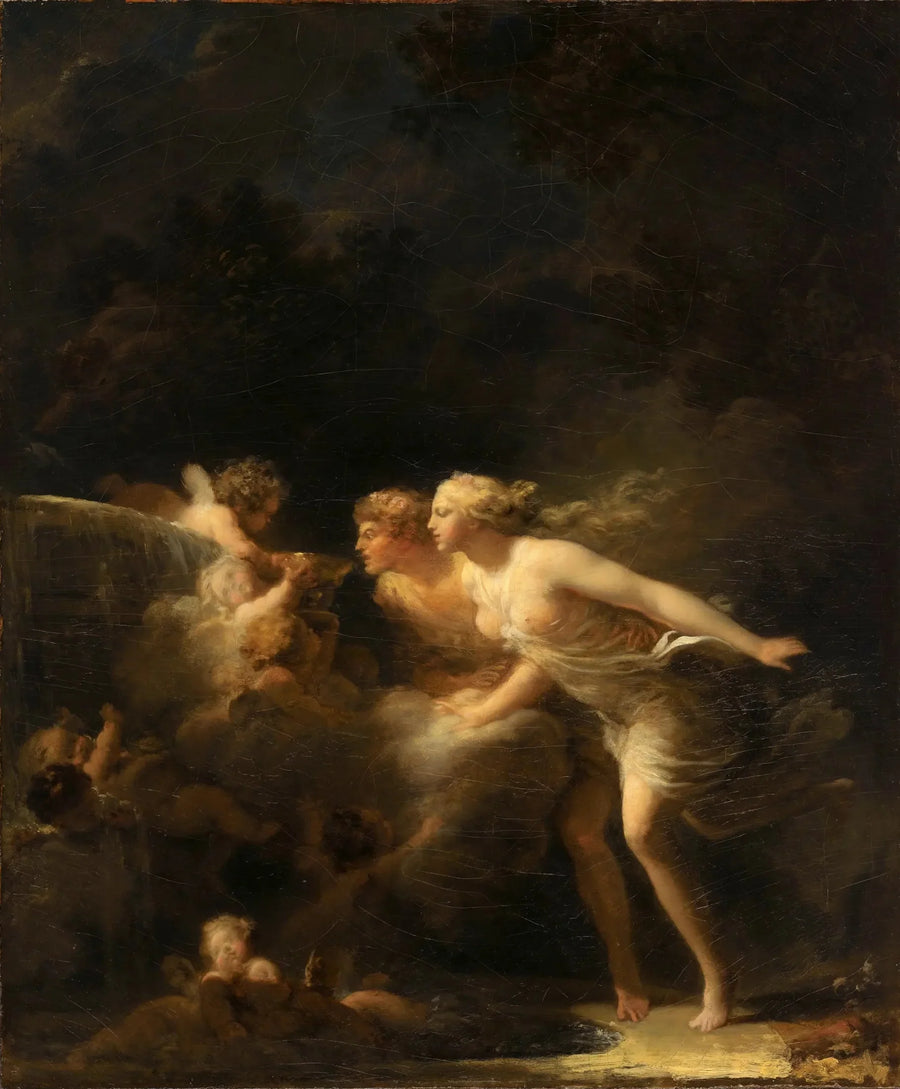 De Fontein van de Liefde - Jean-Honoré Fragonard
