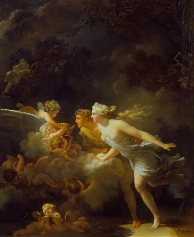 De fontein van de liefde - Jean-Honoré Fragonard