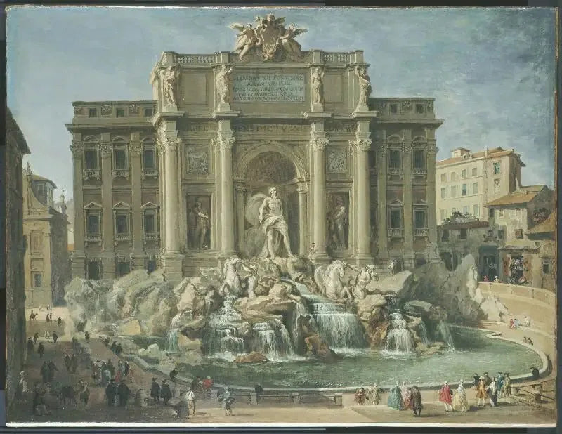 De Fontein van de Trevifontein, in Rome - Giovanni Paolo Panini

Source:
La Fontaine de Trévi, à Rome - Giovanni Paolo Panini