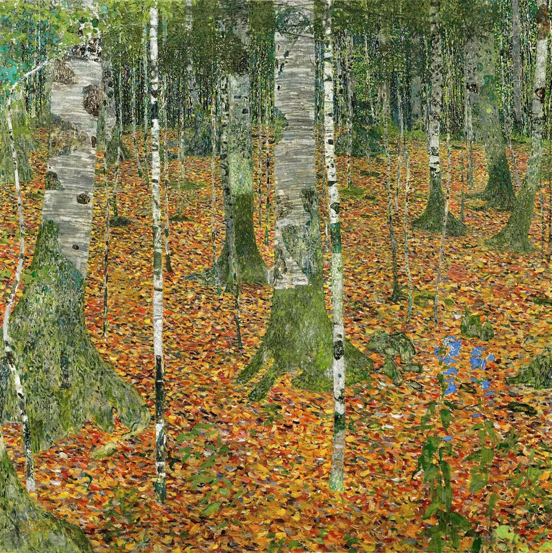 Het Berkenbos - Gustav Klimt