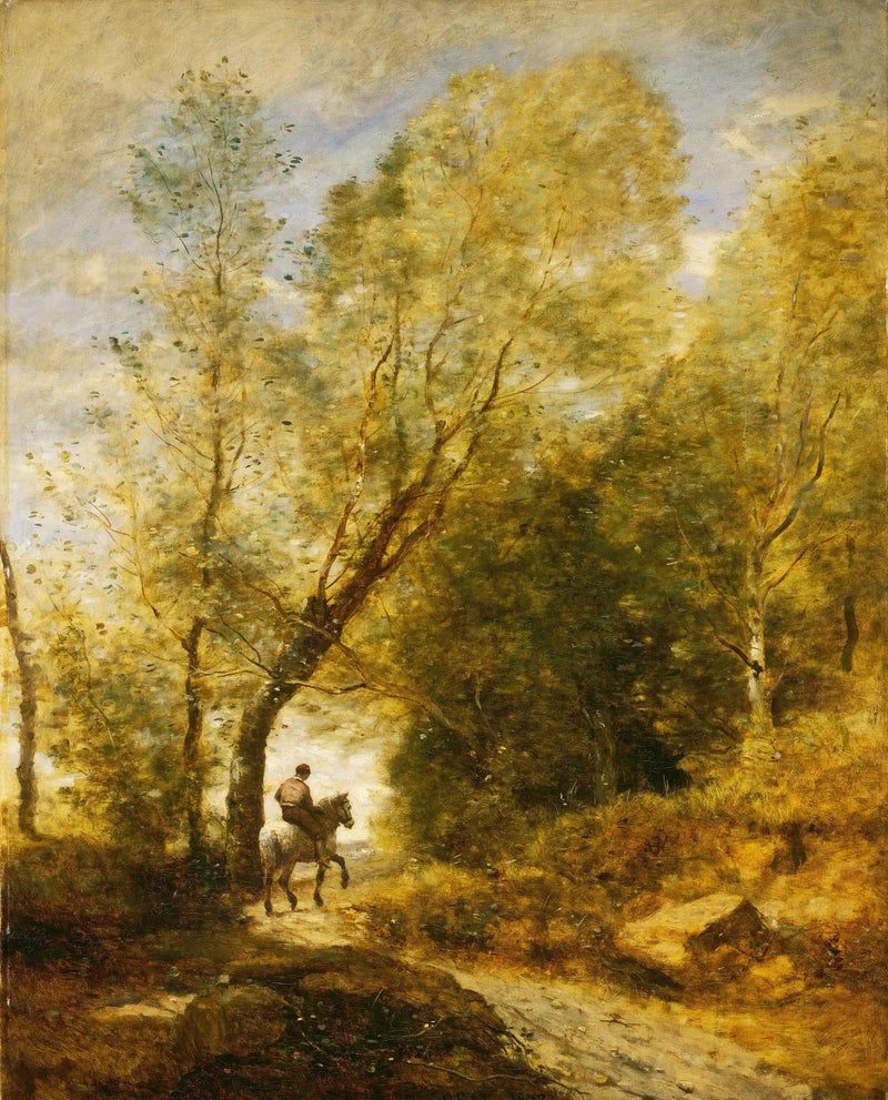 Het bos van Coubron - Jean-Baptiste Camille Corot