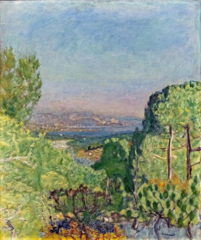 Het dennenbos - Pierre Bonnard