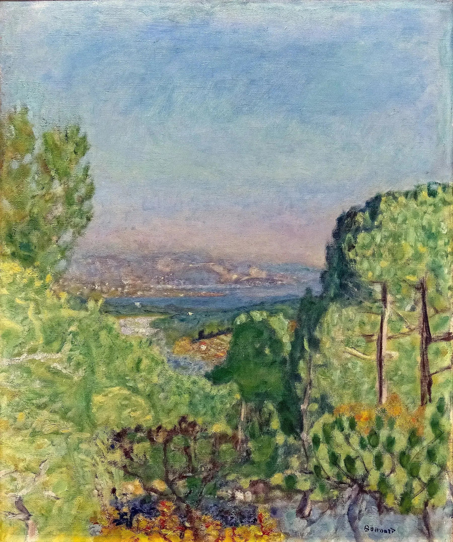 Het dennenbos - Pierre Bonnard