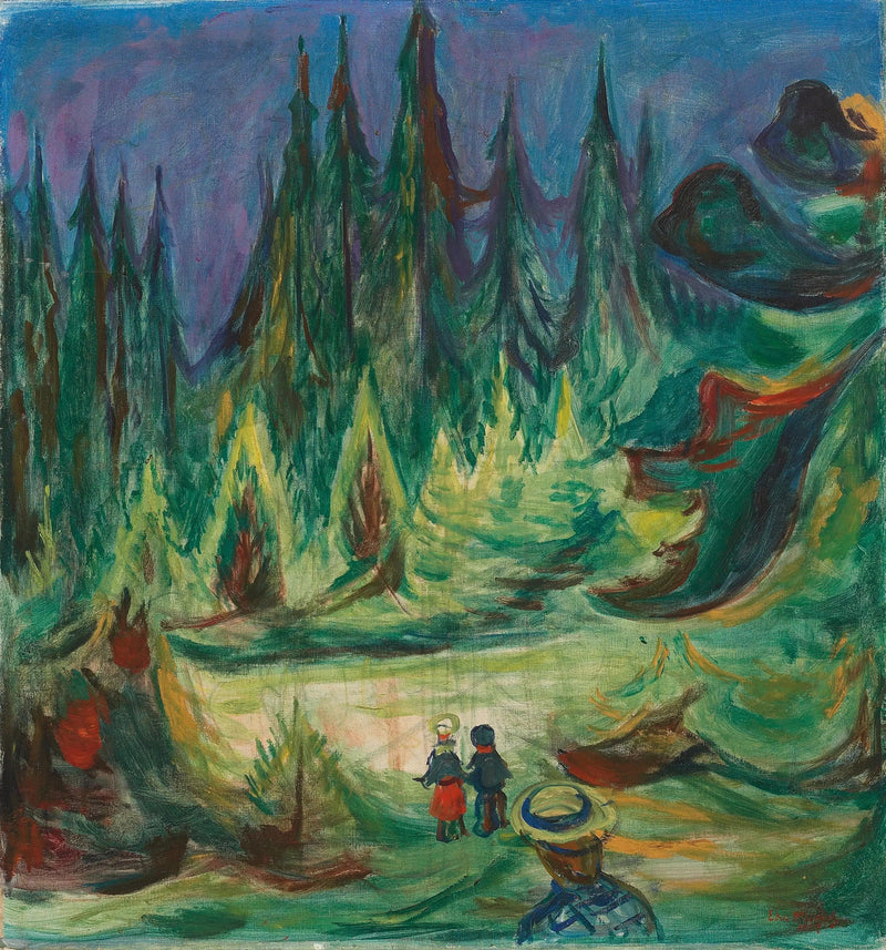 Het Betoverde Bos - Edvard Munch