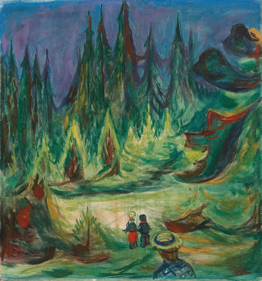 Het Betoverde Bos - Edvard Munch