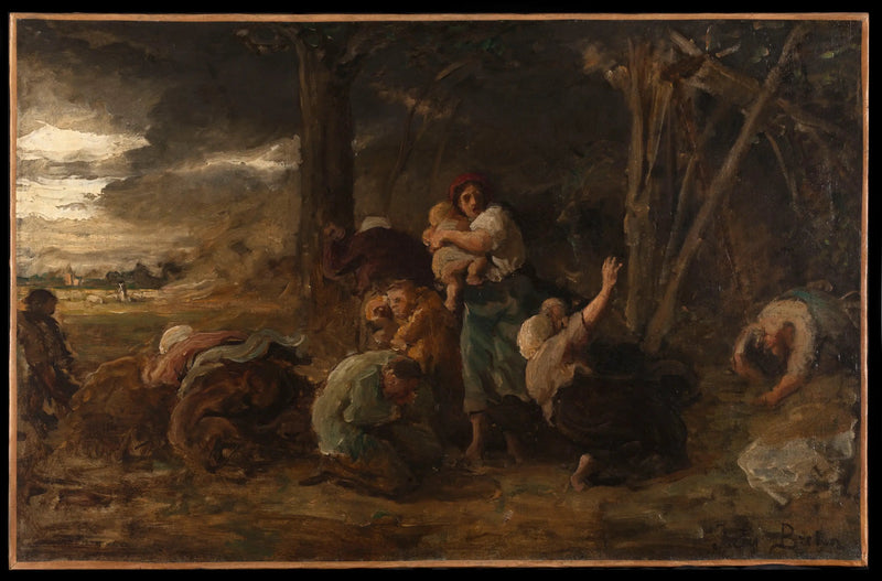 De bliksem - Jules Breton
