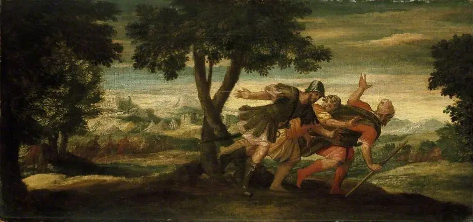 La fuite d’Achior du camp d’Holopherne - Paul Véronèse - Alpha Reproduction