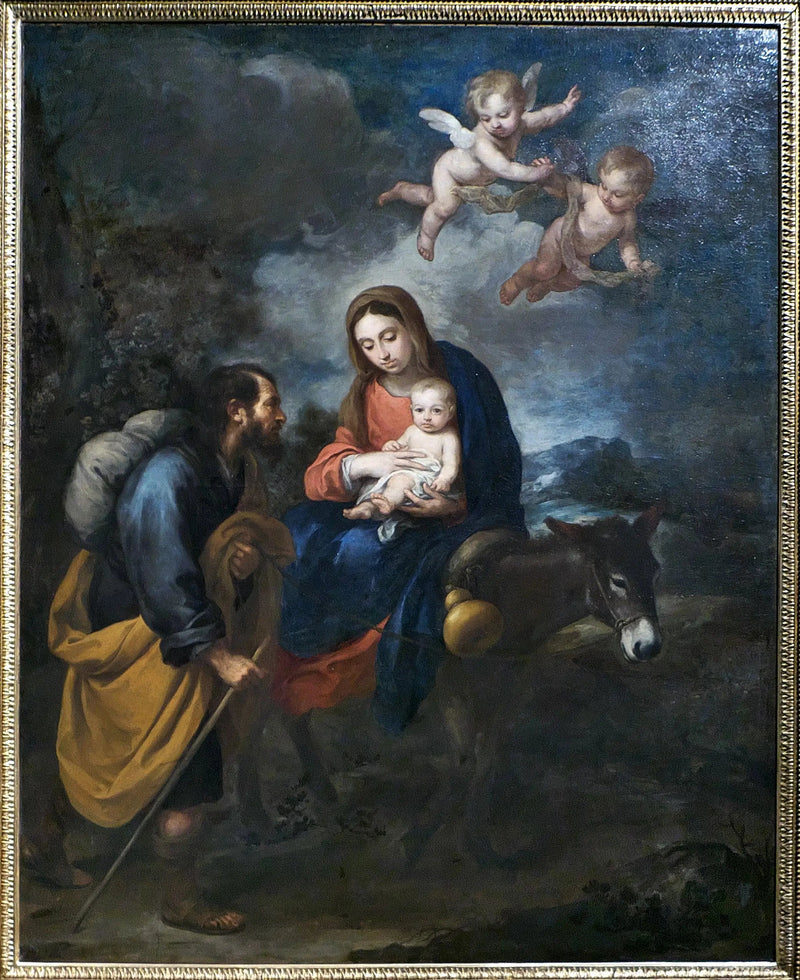 De vlucht naar Egypte - Bartolomé Esteban Murillo

Source:
La fuite en Égypte - Bartolomé Esteban Murillo