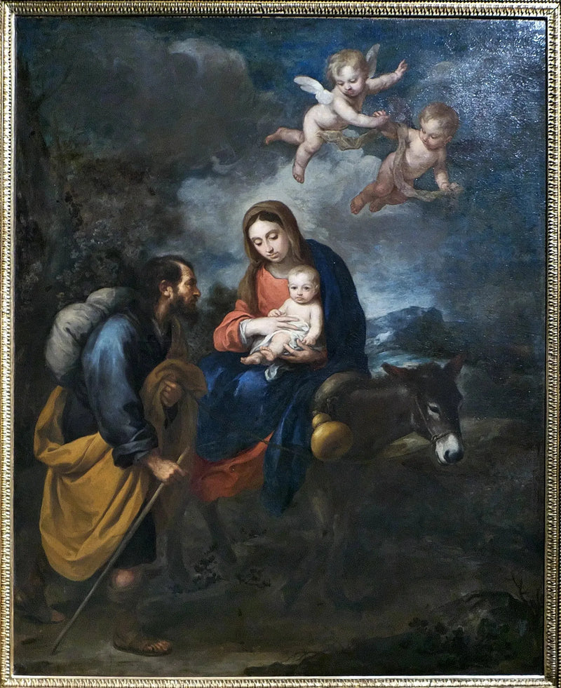 De vlucht naar Egypte - Bartolomé Esteban Murillo

Source:
La fuite en Égypte - Bartolomé Esteban Murillo