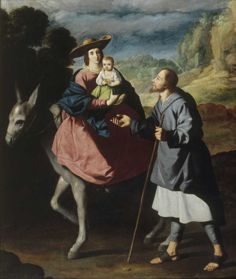 De vlucht naar Egypte - Francisco de Zurbarán
