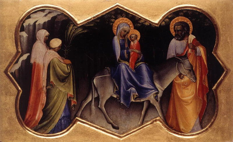 De vlucht naar Egypte - Lorenzo Monaco