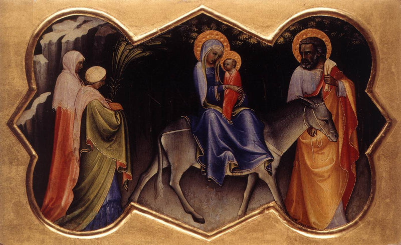 De vlucht naar Egypte - Lorenzo Monaco