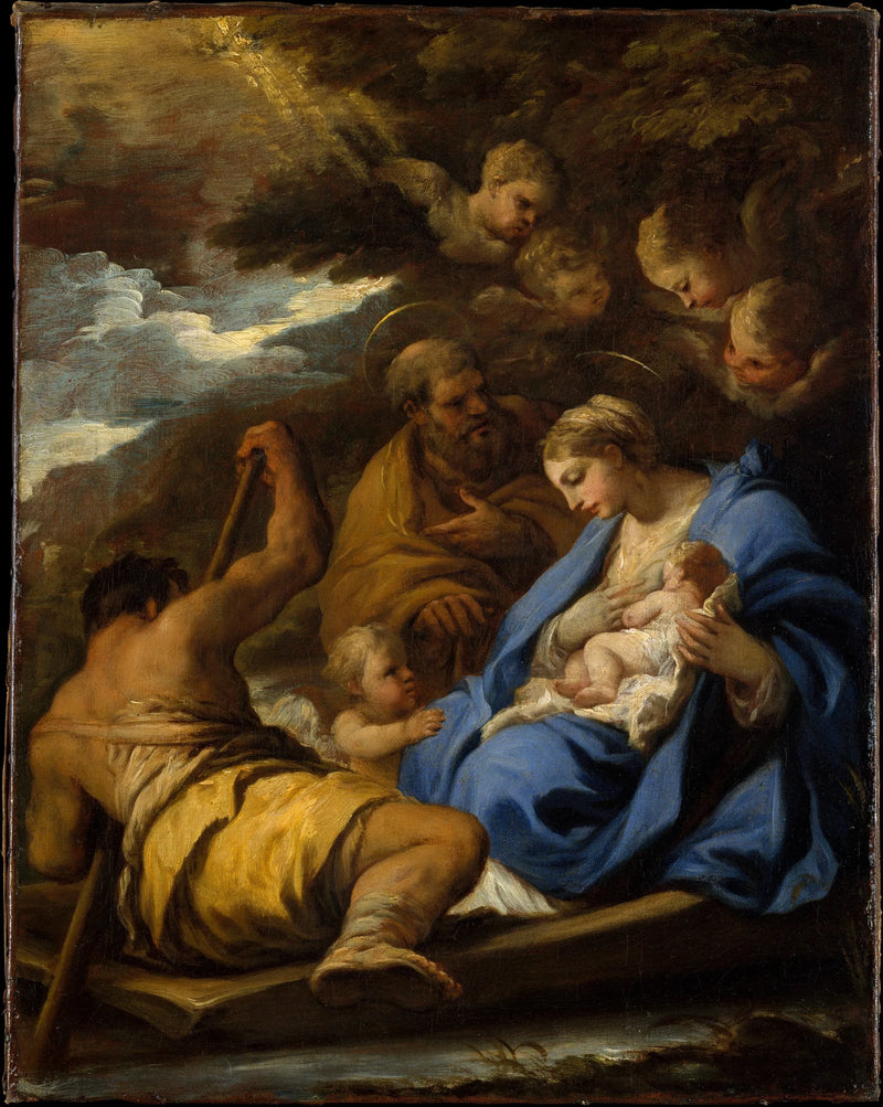 De vlucht naar Egypte - Luca Giordano